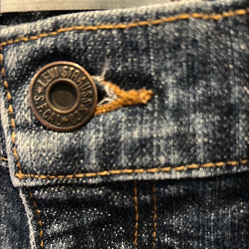 Red Tag 505 Women's Classic Blue Jeans - Picture 3 of 6